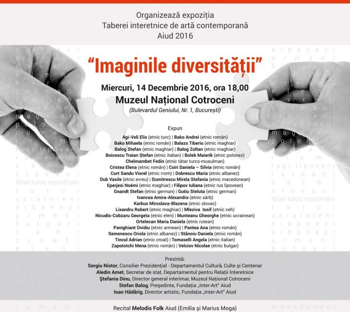 Expoziţia “Imaginile diversităţii” la Muzeul Naţional Cotroceni – expoziţie prilejuită de Ziua Minorităţilor Naţionale