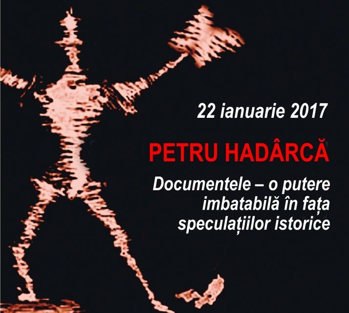Actorul și regizorul Petru Hadârcă, la Conferințele TNB, prezintă: Documentele – o putere imbatabilă în fața speculațiilor istorice