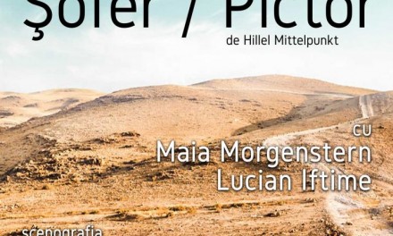 Teatrul Evreiesc de Stat prezintă PREMIERA spectacolului ŞOFER / PICTOR cu Maia Morgenstern și Lucian Iftime