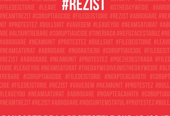 “#rezist. Pancarte de la protestele OUG 13/2017”, albumul de fotografie al protestelor din România