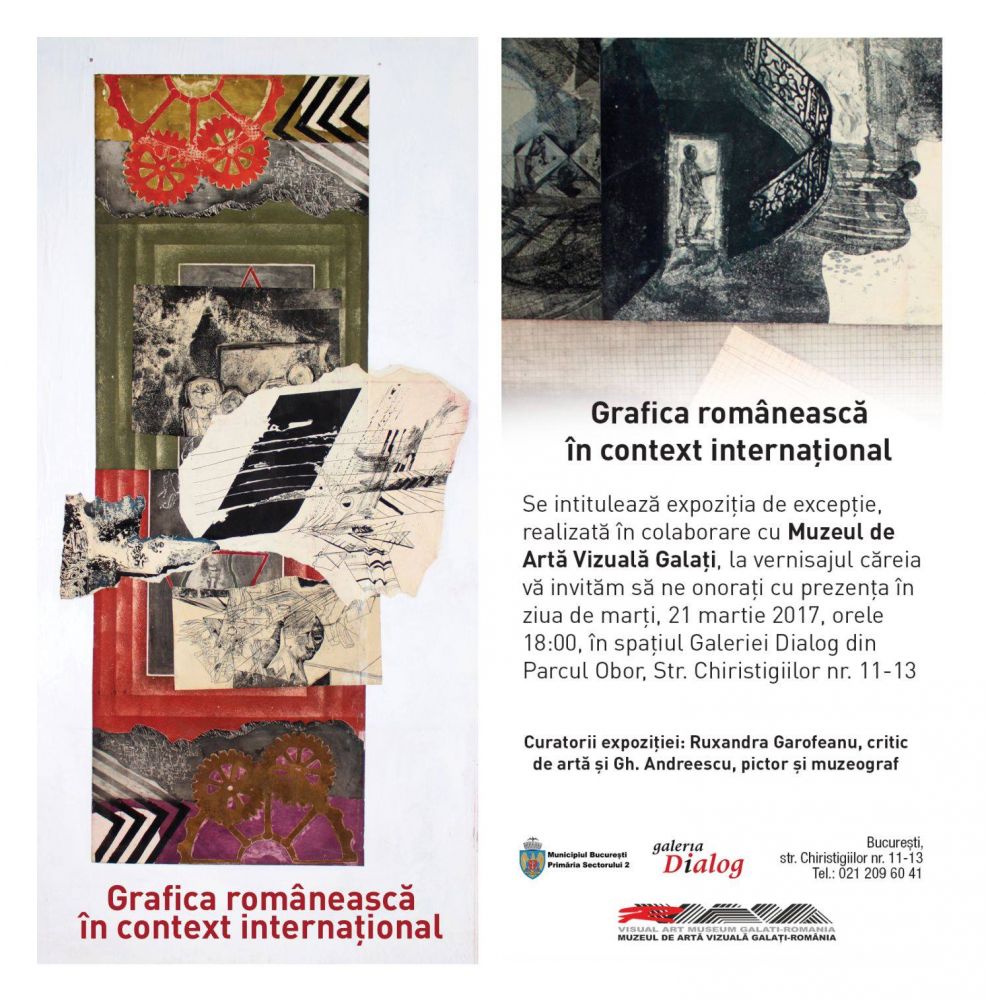 “Grafica românească în context internaţional, Recurs la memorie – Bienala de la Veneţia din 1972” @ Galeria Dialog, București