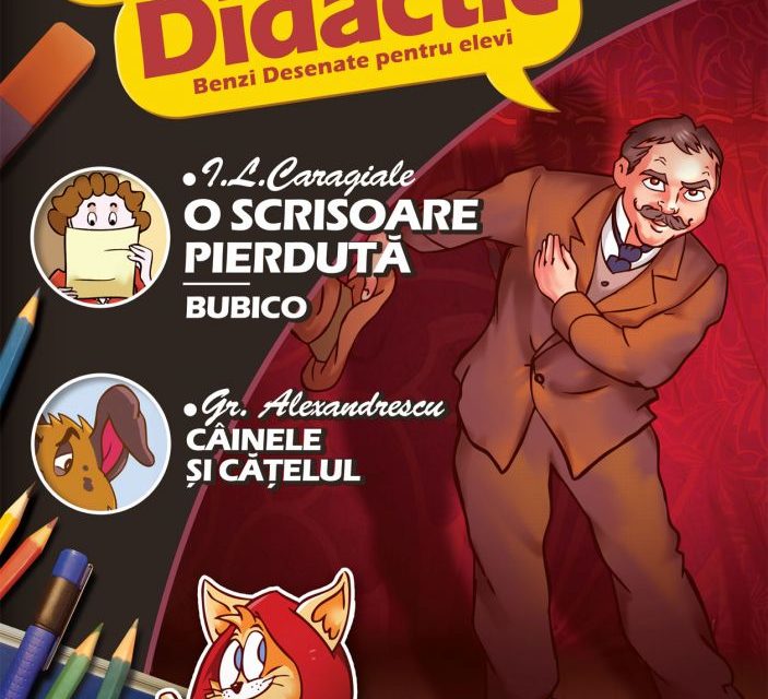 Clasici ai literaturii române în benzi desenate: lansare “Comics Didactic” – vol. I, la Bookfest 2017