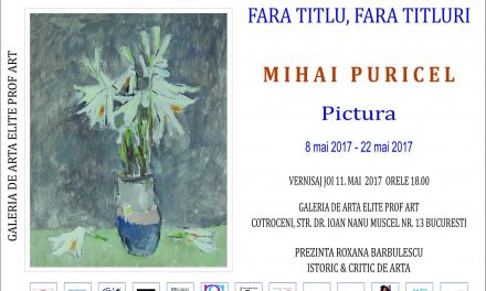 Mihai Puricel „Fără titlu, fără titluri” @ Galeria Elite Prof Art, București