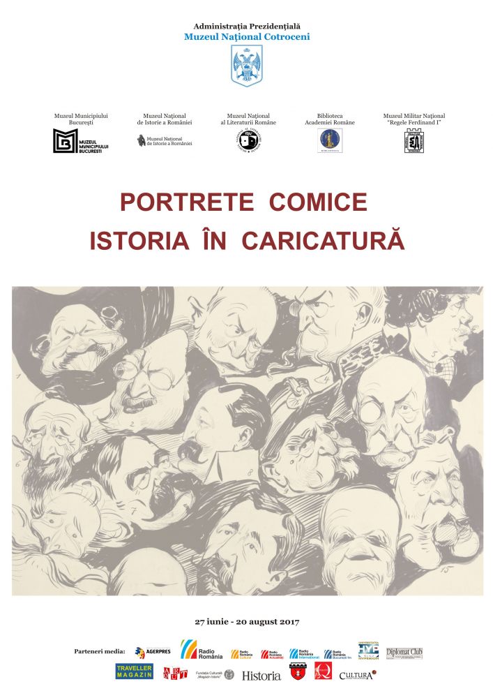 Expoziția “Portrete comice. Istoria în caricatură” @ Muzeul Naţional Cotroceni