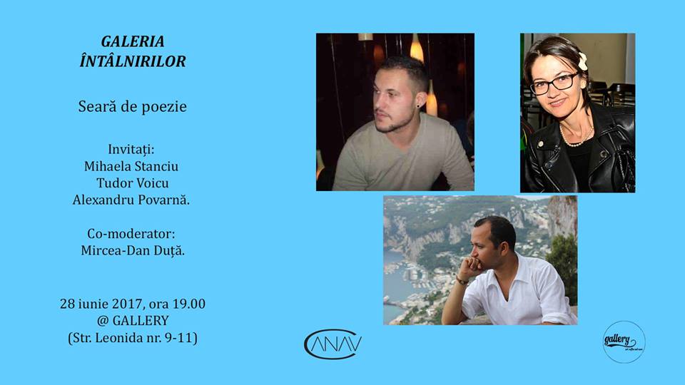 Mihaela Stanciu, Tudor Voicu și Alexandru Povarnă @ Galeria Întâlnirilor