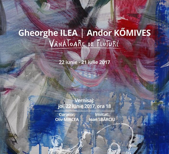 „Vânătoare de fluturi”  Gheorghe Ilea – Andor Kőmives  @ Galeria Arcade 24 din Bistrița