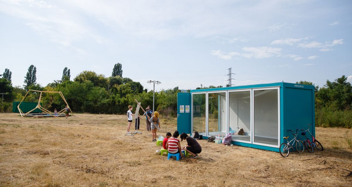 Inaugurarea pavilionului FabHub în Parcul Feroviarilor, Cluj-Napoca