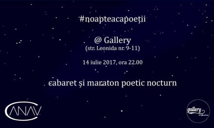 #NoapteacaPoeții la Gallery, București