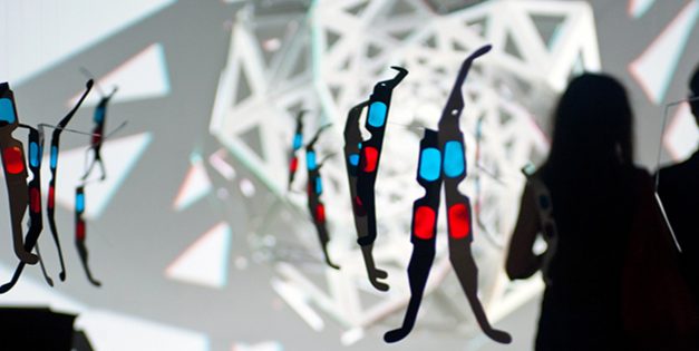 László Zsolt BORDOS „SPIDRON INSTALAȚIE STEREO 3D OBJECT MAPPING” @ Spațiul Expozițional de Artă Contemporană MAGMA, Sfântu Gheorghe