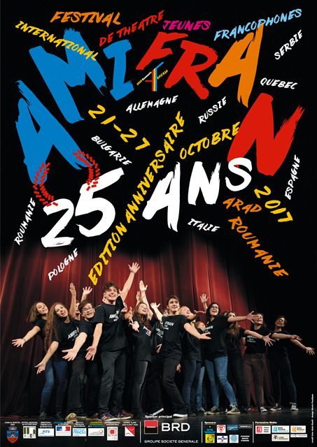 Festivalul Internațional de Teatru Tânăr Francofon AMIFRAN sărbătorește 25 de ani