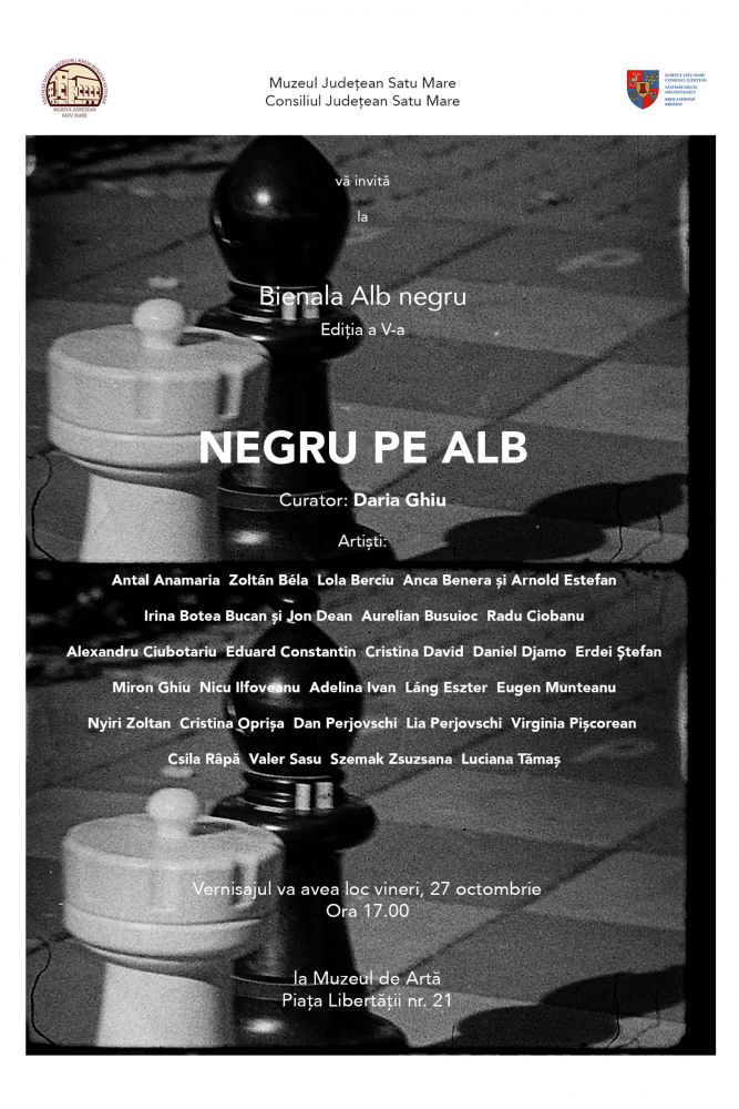 Bienala Alb negru, ediția a V-a @ Muzeul de Artă din Satu Mare