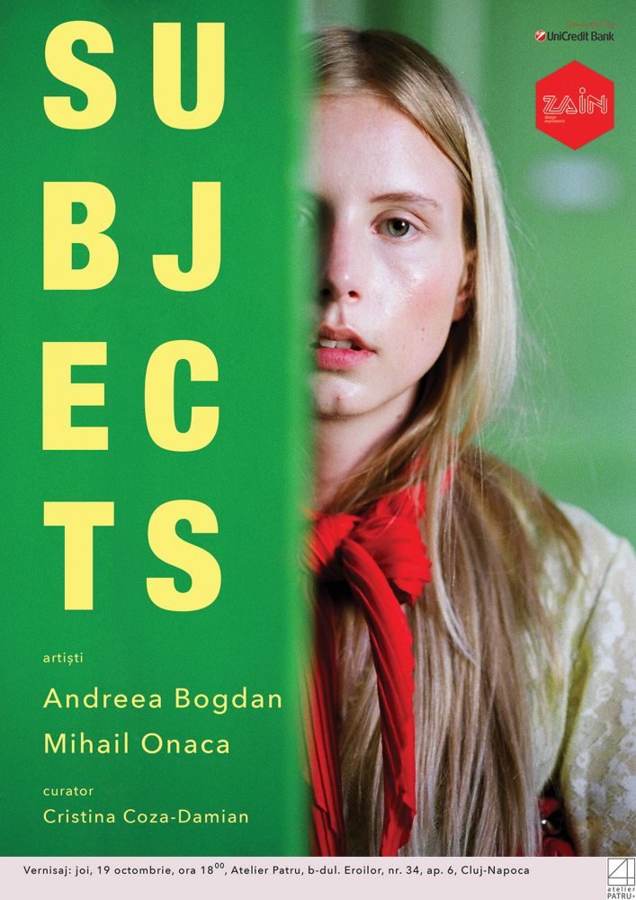 Expoziția “Subjects” a artiștilor Andreea Bogdan și Mihail Onaca @ Atelier Patru, Cluj-Napoca