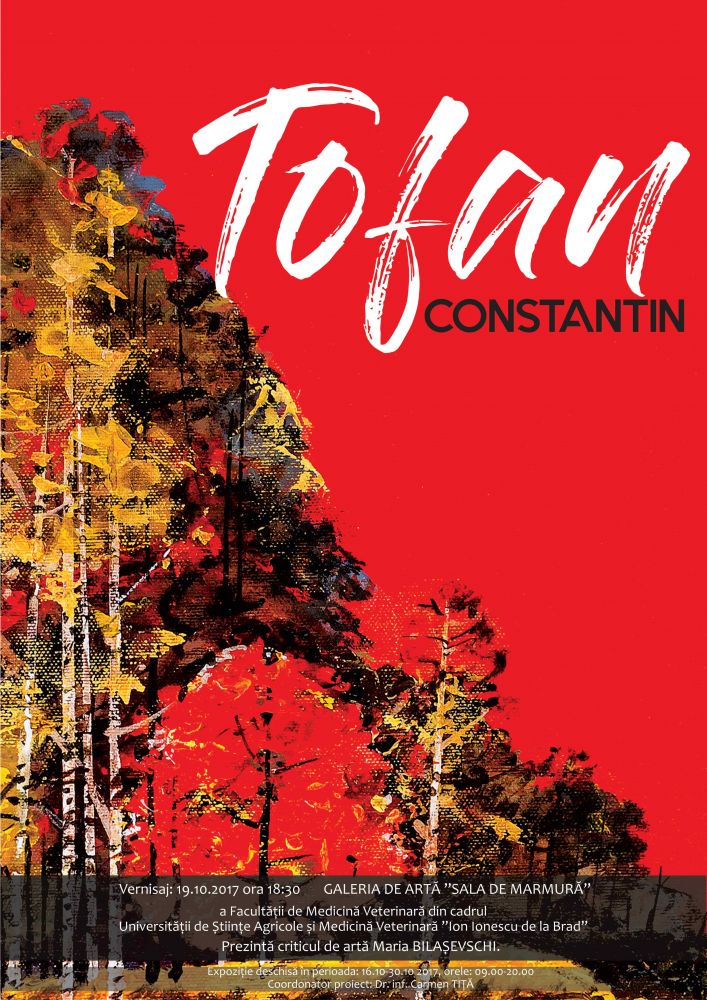 Expoziție de pictură Constantin Tofan la Iași
