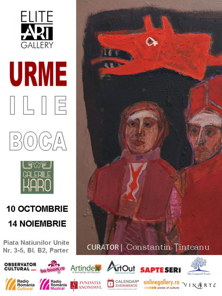 Ilie Boca – expoziția aniversară “Urme” @ Elite Art Gallery, București