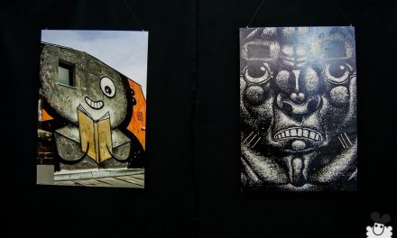 Expoziții de bandă desenată la Anim’est 2017  /  Pisica Pătrată: Live Graffiti pe clădirea Centrului CINETic