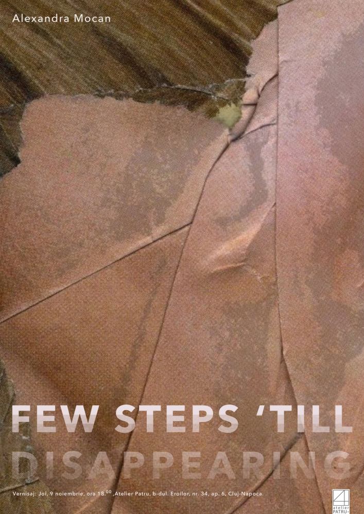 Alexandra Mocan „FEW STEPS `TILL DISAPPEARING” @ Atelier Patru din Cluj-Napoca