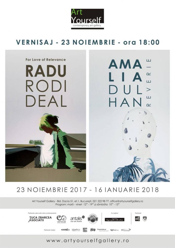 Expoziție Radu Rodideal și Amalia Dulhan @ Art Yourself Gallery, București