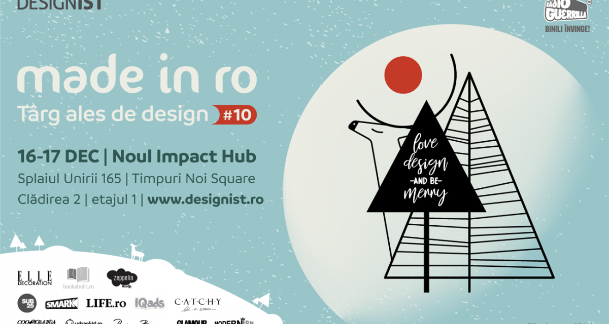 Made in RO – Târg ales de design, ediția #10
