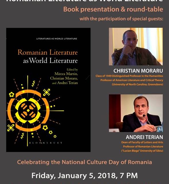 Romanian Literature as World Literature @ ICR New York