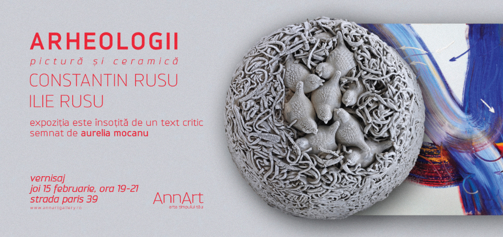 Arheologii în pictură și ceramică: Constantin Rusu și Ilie Rusu @ AnnArt Gallery, București