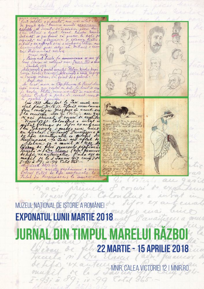 Exponatul lunii martie 2018, la Muzeul Național de Istorie a României: „Jurnal din timpul Marelui Război”