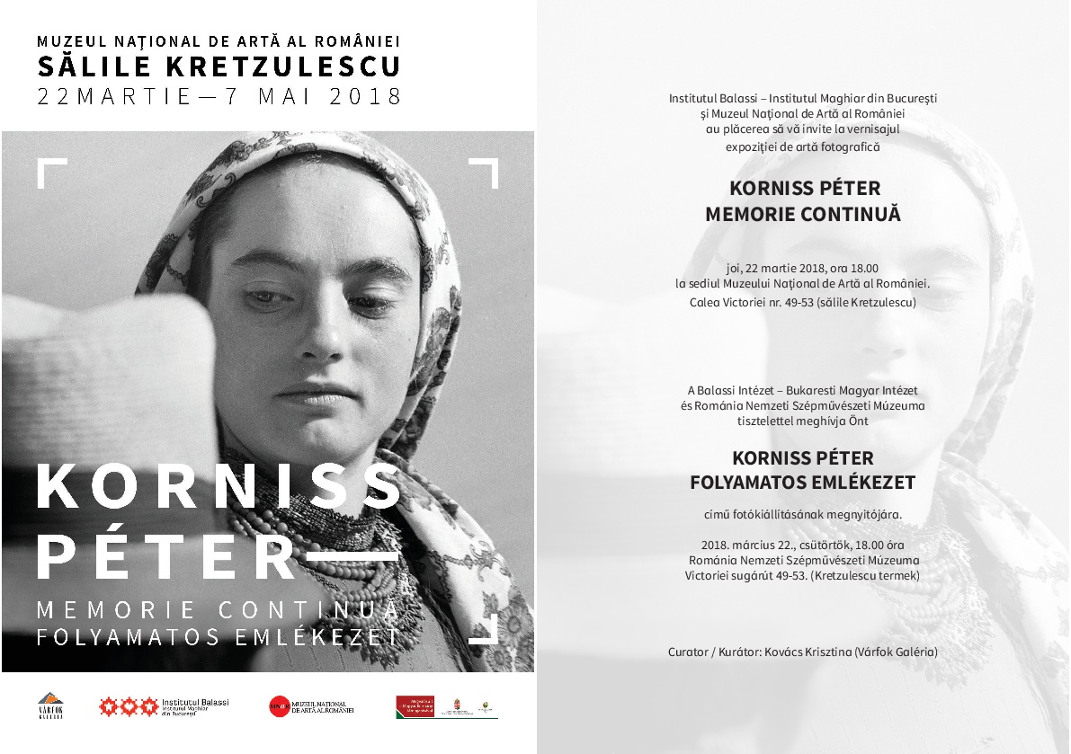 Legendarul artist fotograf KORNISS Péter revine la Bucureşti cu două expoziții