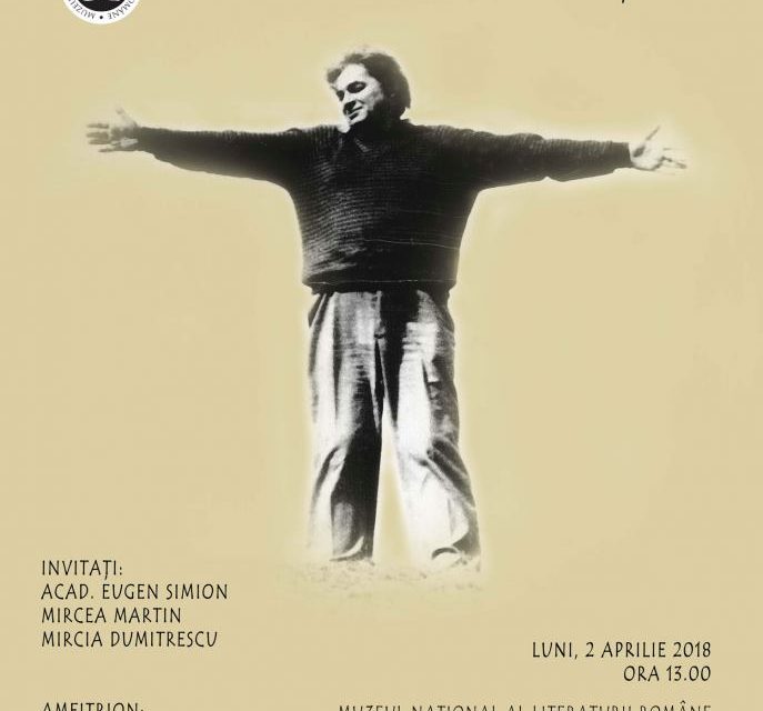 Evenimentul Nichita Stănescu – 85 de ani de la naștere @ Muzeul Național al Literaturii Române