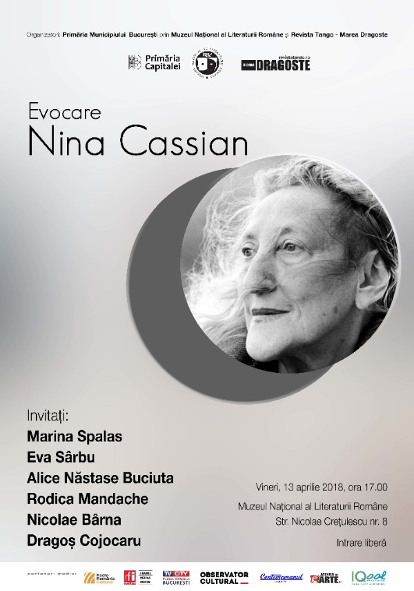 Evocare Nina Cassian @ Muzeul Național al Literaturii Române