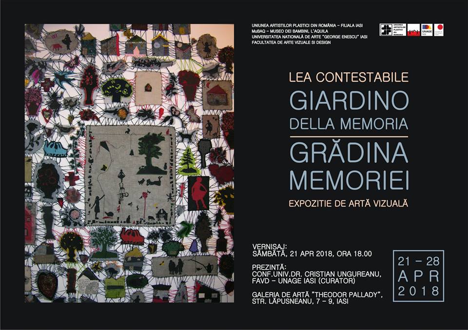 Lea Contestabile „Grădina memoriei” @ Galeria de artă „Th. Pallady”, Iași