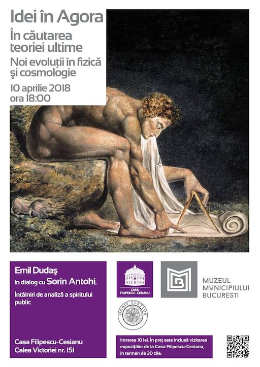 Idei în Agora: „În căutarea teoriei ultime. Noi evoluții în fizică și cosmologie” @ Muzeul Municipiului București, Casa Filipescu-Cesianu