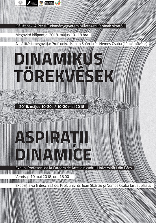 Expoziție de grup a profesorilor de la Catedra de Arte din cadrul Universităţii din Pécs „Aspiraţii dinamice” @ Muzeul de Artă Cluj-Napoca