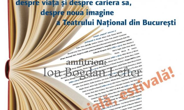 Cu Ion Caramitru – “Cafenea critica” la Teatrul National!