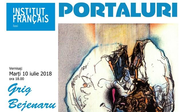 Expoziţia de pictură şi grafică Grig Bejenaru „Portaluri” @ Institutul Francez din Iaşi