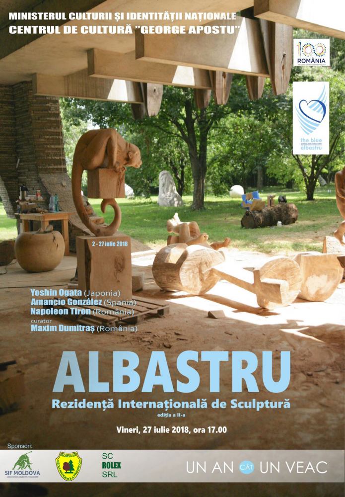 Rezidență internațională de sculptură „Albastru” @ Centrul de Cultură „George Apostu”