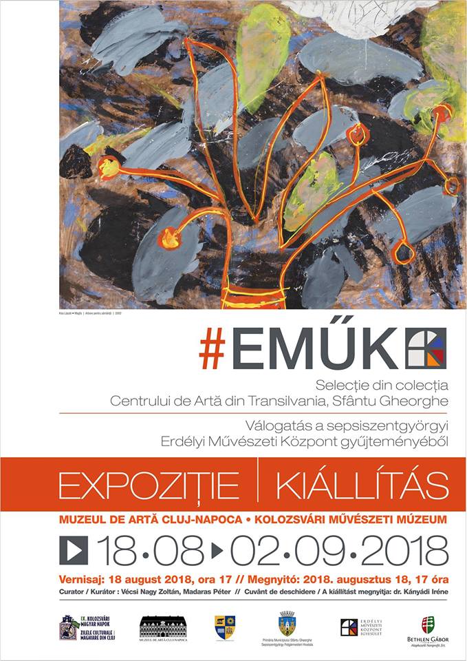 Expoziția #EMŰK. Selecție din colecția Centrului de Artă din Transilvania @ Muzeul de Artă Cluj-Napoca