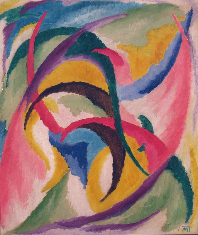 Hans Mattis-Teutsch, Flori sufleteşti, (ulei pe pânză, 1920-1924)