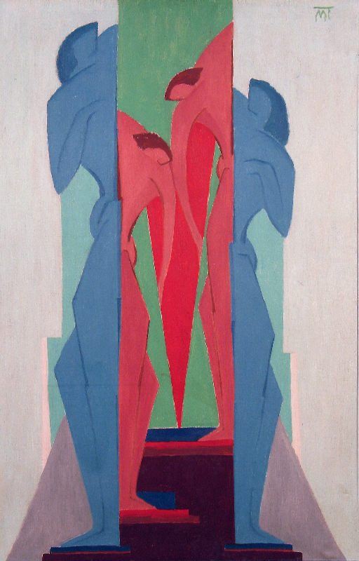 Hans Mattis-Teutsch, Muncitori fizici şi intelectuali (ulei pe pânză, 1927)