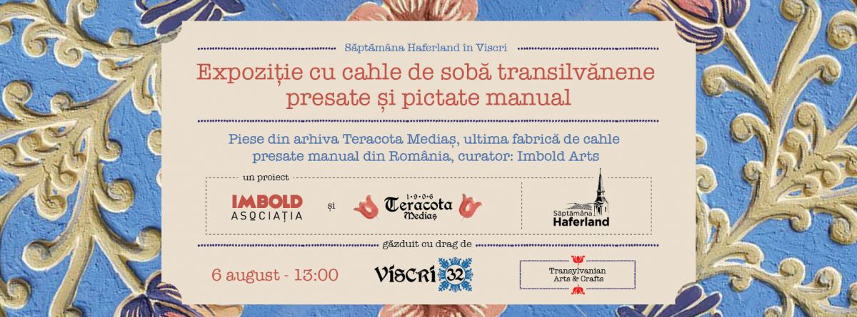 Viscri 32 – Artă și Meșteșug: Expoziție de cahle de sobă transilvănene presate și pictate manual