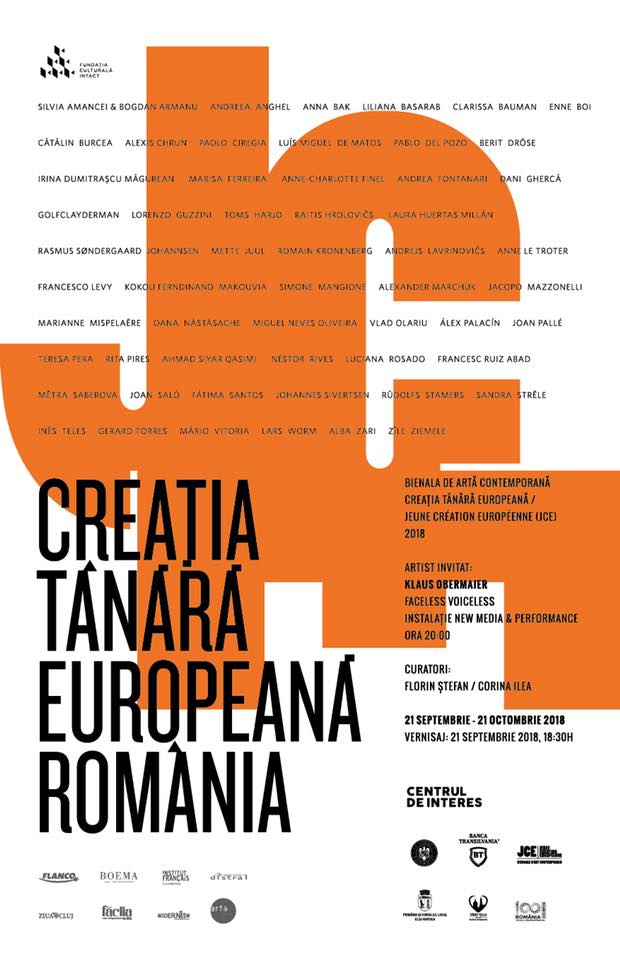 Expoziția Creația Tânără Europeană / Jeune Création Européenne JCE @ Fundația Culturală Intact