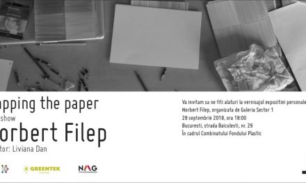 Expoziție personală Norbert Filep „Mapping the Paper” @ Galeria Sector 1, București