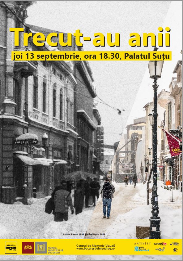 O nouă expoziție outdoor la Palatul Suțu: „Bucureștiul ’90 – Bucureștiul 2018”