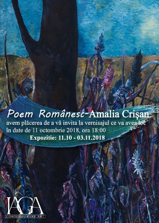 Expoziţia ”Poem Românesc” a artistei Amalia Crișan @ Galeria IAGA, Cluj-Napoca