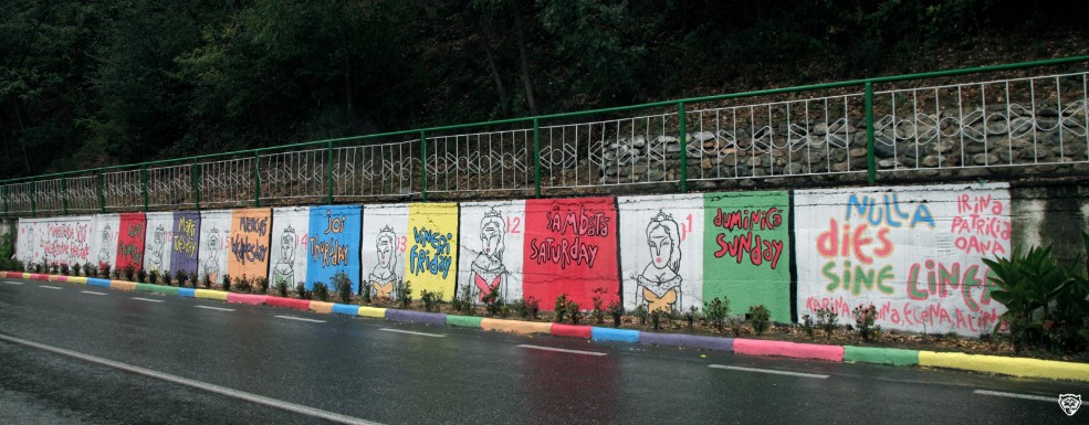 Ion Barbu, Împărăteasa Sissi la Băile Culturale Herculane (pe pasarela de la intrarea în oraș)