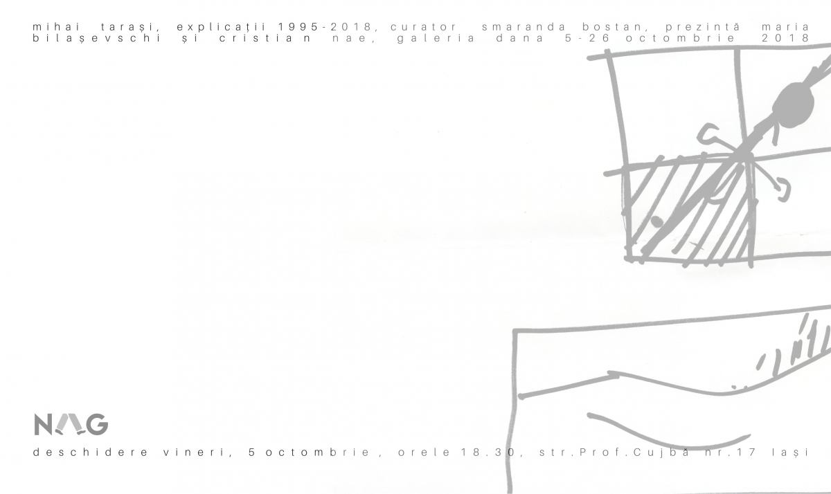 Mihai Tarași „Explicații 1995-2018” @ Galeria DANA din Iași
