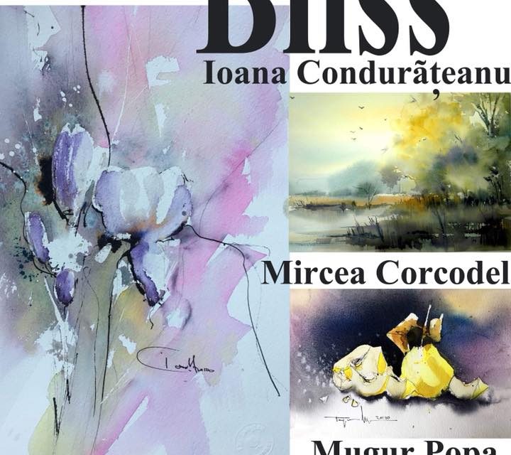 Expoziția de acuarelă Bliss @ Cercul Militar National.