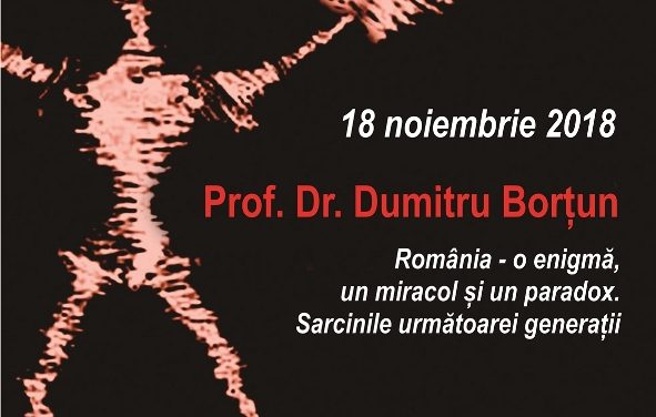 Conferințele TNB – Prof. Dr. Dumitru Borţun: România – o enigmă, un miracol și un paradox. Sarcinile următoarei generații