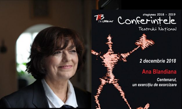 ANA BLANDIANA prezintă conferinţa cu tema Centenarul, un exerciţiu de exorcizare