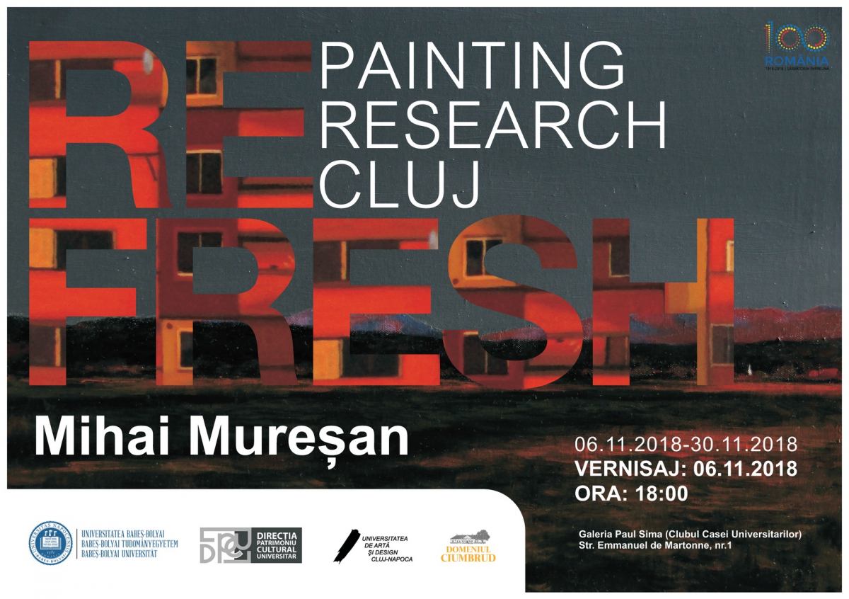 Expoziție personală Mihai Mureșan @ Galeria Paul Sima a Universității Babeș-Bolyai, Cluj-Napoca