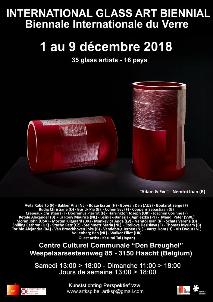 Ioan Nemțoi reprezintă România la Bienala internațională de artă pe sticlă de la Haacht (Belgia)