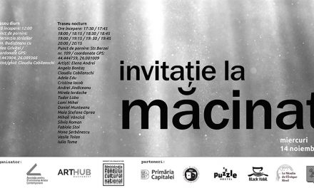 MĂCINAT expoziție imersivă multi-sit în spațiul public din București